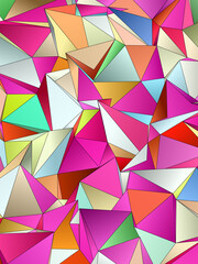Fototapeta na wymiar Abstract Low-Poly background. triangulated texture. Design 3d. Polygonal geometrical pattern. Triangular modern style