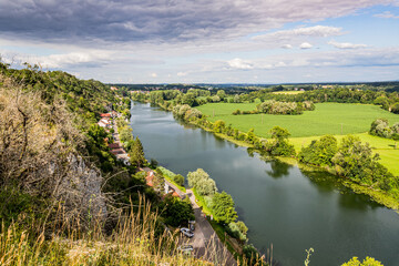 Vue sur le Doubs depuis la Chapelle Notre-Dame de la Consolation