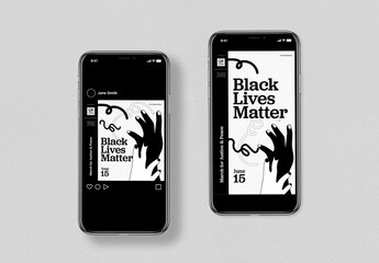 Black Lives Matter Flyer Layout