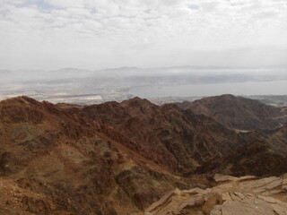 Obraz premium Solomon mountain near Eilat city, Israel.