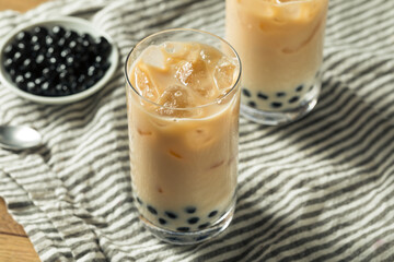 Refreshing Homemade Boba Milk Tea