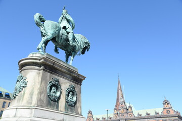 Reiterstandbild König Karl X Gustav in Malmoe