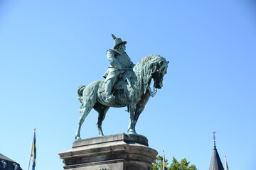 Reiterstandbild König Karl X Gustav in Malmoe