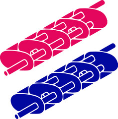 Muffler icon vector illustration sign