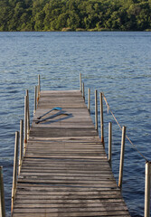 dock on lake