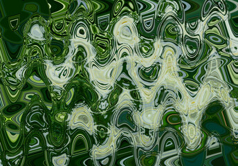 Abstract zigzag pattern with wave on floral theme. Artistic image processing created by photograph...