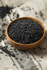 Raw Dry Organic Black Sesame Seeds