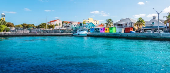 Foto op Plexiglas Panoramic view of port of Nassau, Bahamas. © Nancy Pauwels