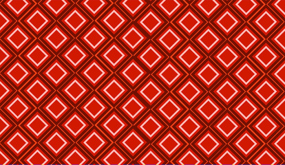 Red pattern background. Rectangle seamless pattern red abstract background