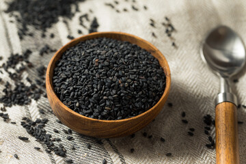 Raw Dry Organic Black Sesame Seeds