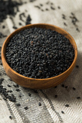 Raw Dry Organic Black Sesame Seeds