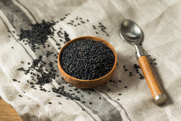 Raw Dry Organic Black Sesame Seeds