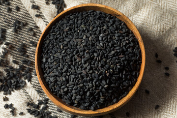 Raw Dry Organic Black Sesame Seeds