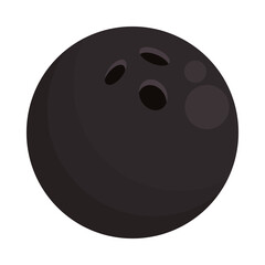 bowling ball sport equipment icon