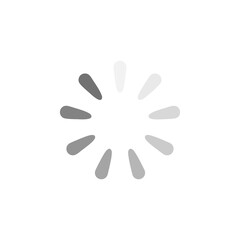 Load icon flat vector illustration