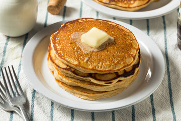 Homemade Warm Buttermilk Pancakes