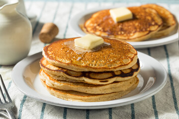 Homemade Warm Buttermilk Pancakes