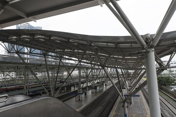 Mesmerizing shot of the modern central railway station captured in Seoul, Korea