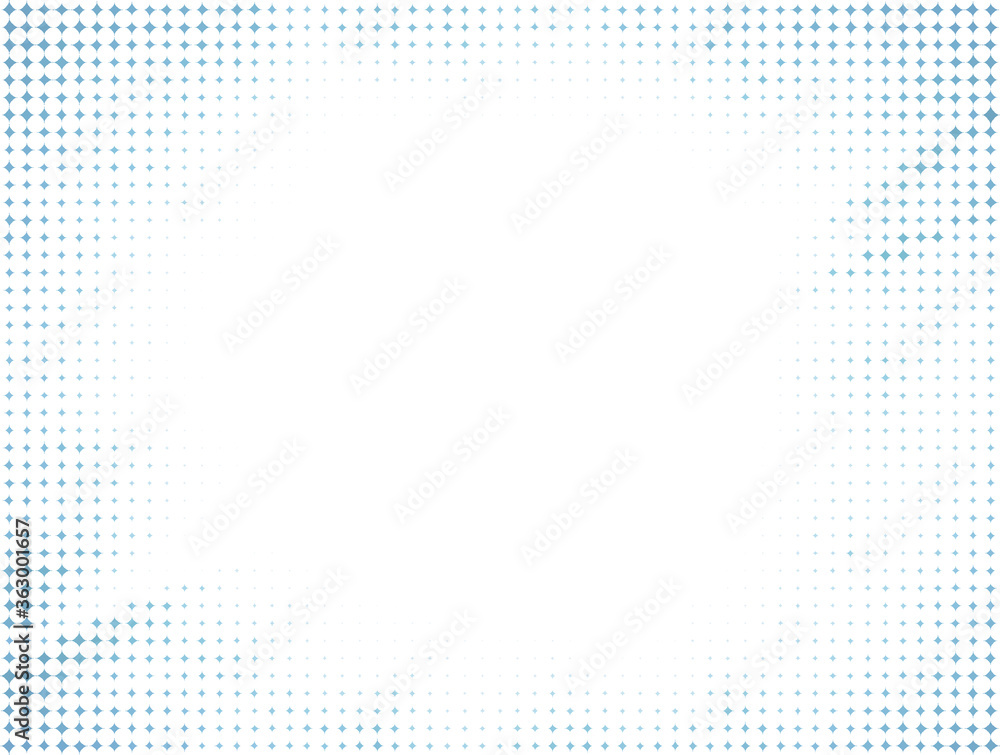 Poster dotted pattern with white on blue halftone effect