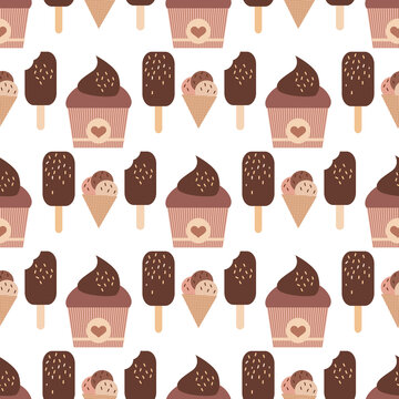 Ice cream pattern 27