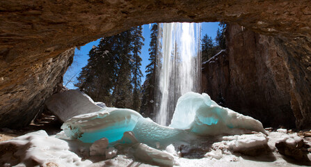 Spouting rock falls in Glenwood Spring, Colorado.