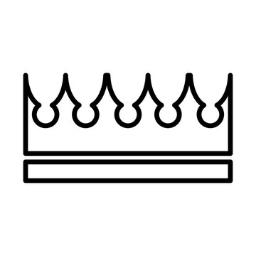 recommend clip art: royal crown of duke line style icon