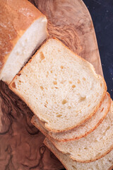 Homemade English Muffin Bread. English Muffin Toasting Bread. 