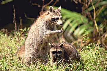 Obraz premium Raccoon