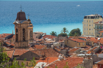 Obraz premium Old city of Nice on the French Riveira. City of 