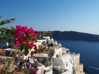 Summer day in Santorini