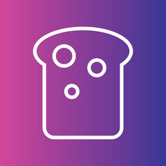 Bread icon for web and mobile