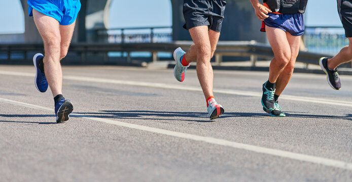 Running sport men.