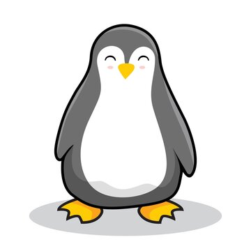 Penguin Cartoon Cute Animals Illustration