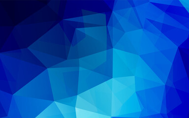 Creative low poly blue colorful background design. Graphic design template.