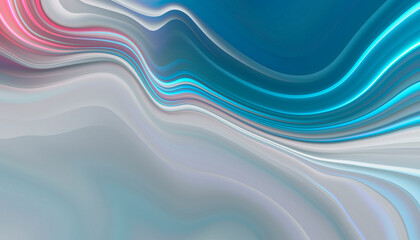 Abstract modern light background with smooth neon liquid lines. Light lines, bright background. Abstract acrylic fluid, stone cut.