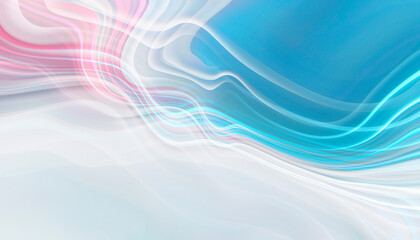 Abstract modern light background with smooth neon liquid lines. Light lines, bright background. Abstract acrylic fluid, stone cut.