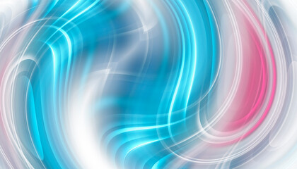 Abstract modern light background with smooth neon liquid lines. Light lines, bright background. Abstract acrylic fluid, stone cut.