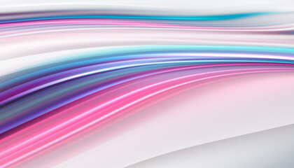 Abstract modern light background with smooth neon liquid lines. Light lines, bright background. Abstract acrylic fluid, stone cut.