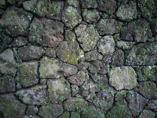 古びた石垣
