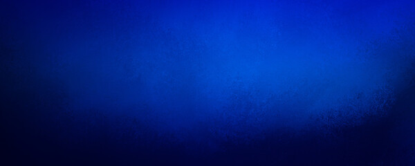 Blue background with black grunge texture border, elegant luxury painted backdrop