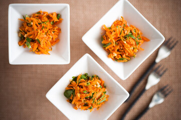 salad with carrot