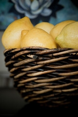 basket of lemons 