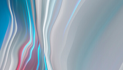 Obraz premium Abstract modern light background with smooth neon liquid lines. Light lines, bright background. Abstract acrylic fluid, stone cut.