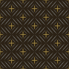 Abstract background pattern. Geometric pattern for fabric, tile, interior design or wallpaper. Vector 