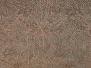 Not a genuine leather of brown color