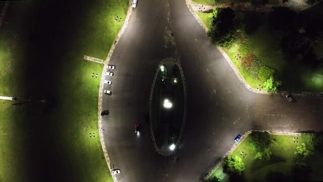 Time Lapse da Pra&ccedil;a do Centro C&iacute;vico, Boa Vista, Roraima, Brasil