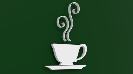 espresso green background
