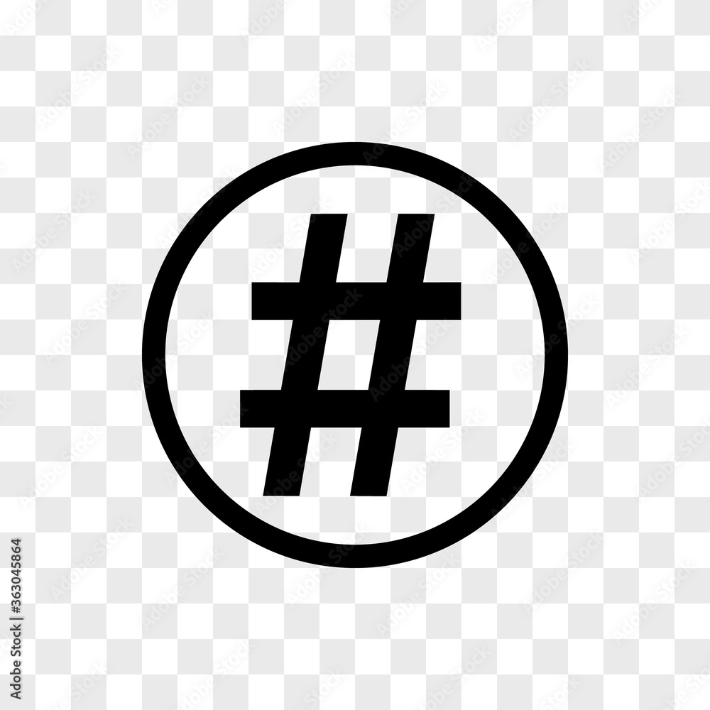 Poster hashtag internet keyword icon in checkerboard bg. internet flat icon symbol for applications.