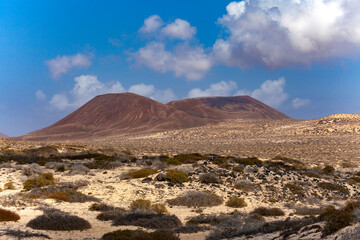 Fototapeta na wymiar La Graciosa Island, Lanzarote, Canary Islands.