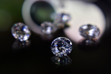 Diamonds are valuable, expensive and rare. For making jewelry	